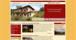 Desktop Screenshot of ferienhaus-ferienwohnung-bayerischer-wald.de
